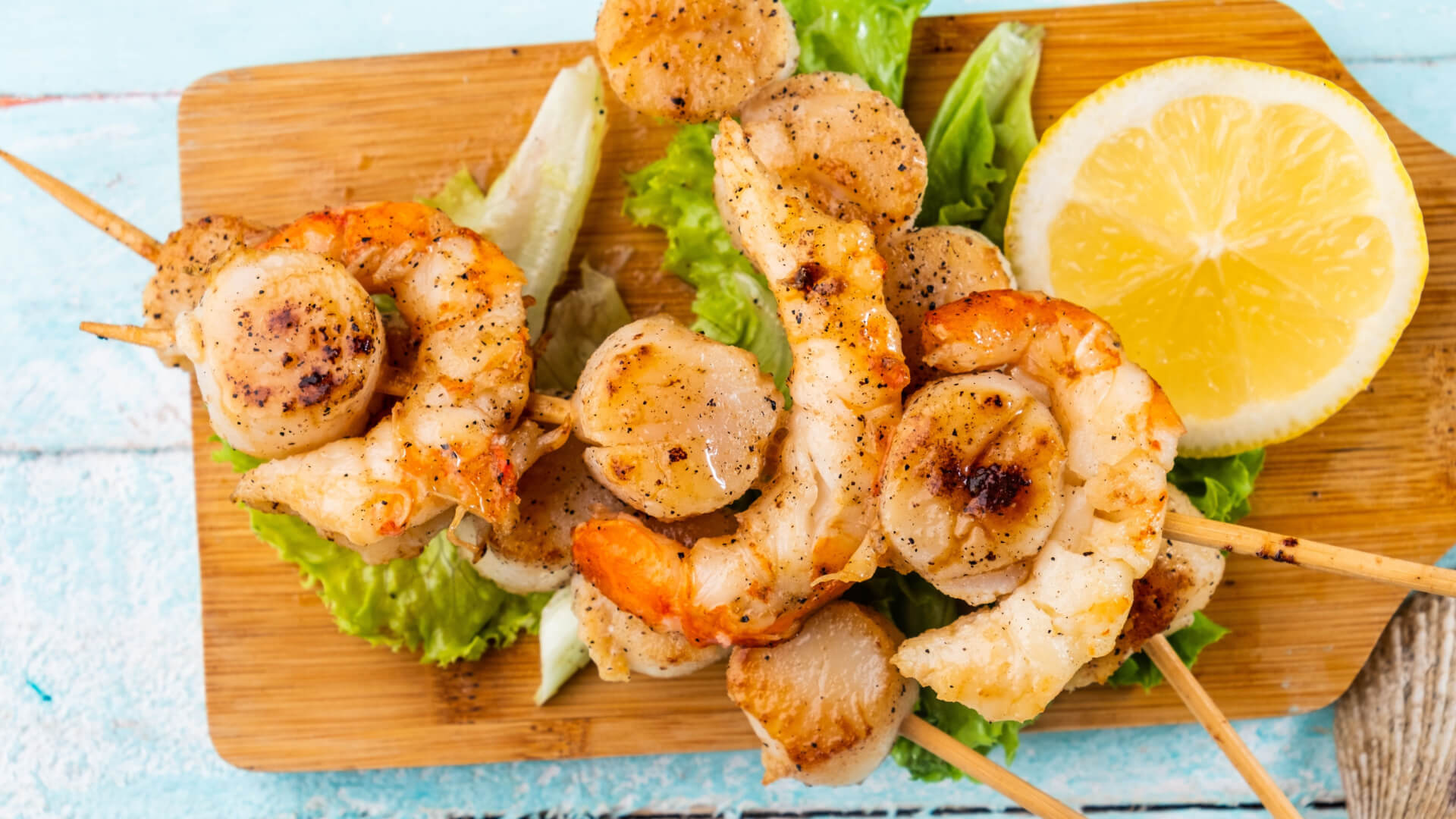 Shrimp & Scallop Skewers Recipe | All Fresh Seafood