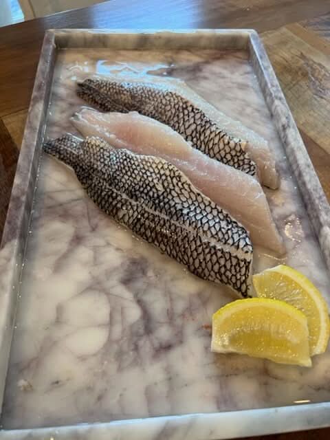Fresh Black Sea Bass Fillet