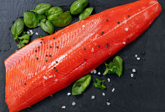 Cooper River, Wild Sockeye Salmon, Whole Side, 1.0 - 1.25 lbs