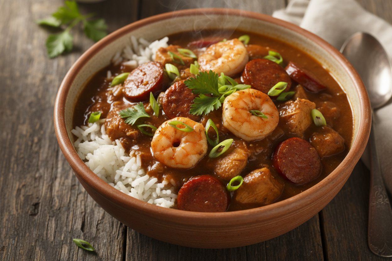Chicken, Shrimp & Sausage Gumbo, Clam Shack, 18 oz