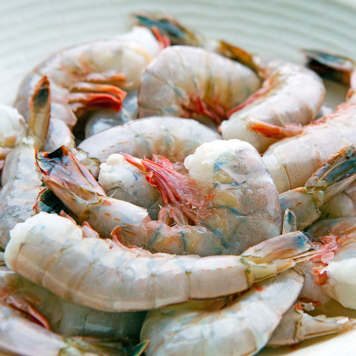 1 lb Shell-on Domestic White Jumbo Shrimp (Not Cooked)