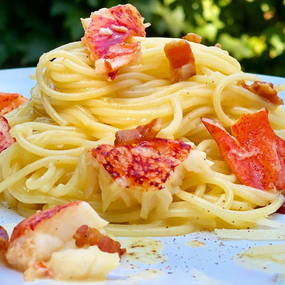 Pasta Carbonara with Lobster Recipe