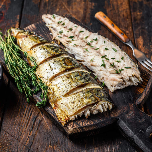 Garlic and Paprika Roasted Mackerel With Vinaigrette