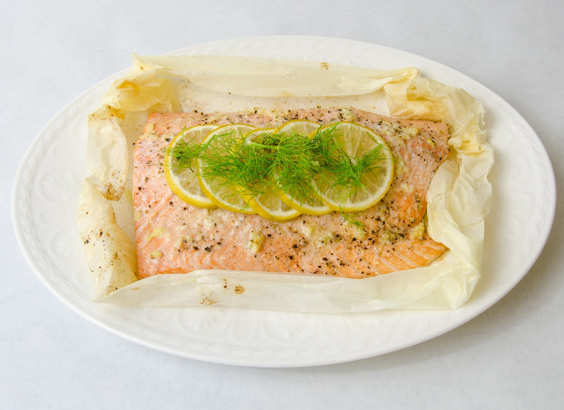 SALMON en PAPILLOTE (Parchment/Foil)