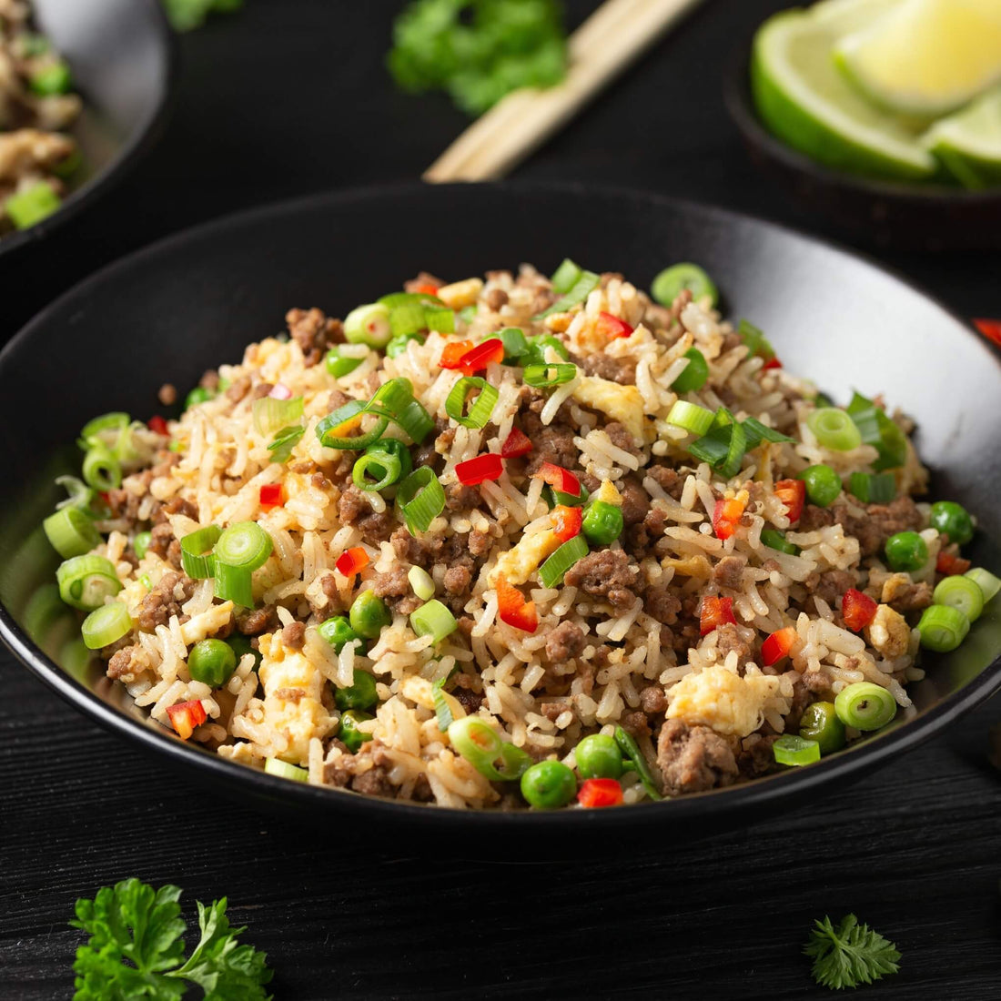 Thai Basil Beef Bowl