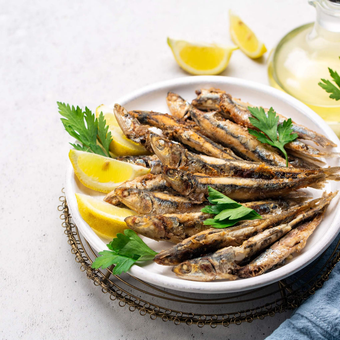 Pan Fried Anchovies