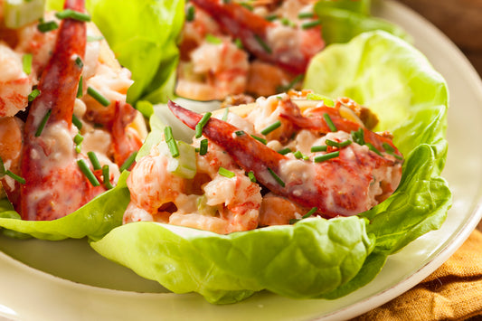 LOW-CARB LOBSTER WRAPS