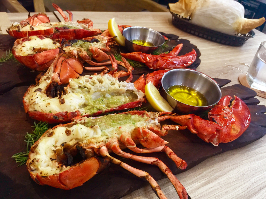 Grilled Stuffed Lobster