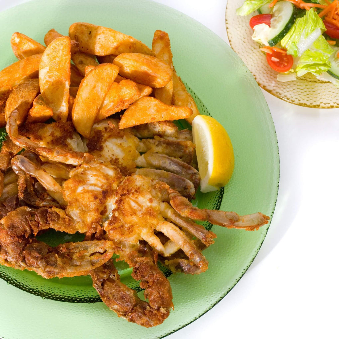 Pan Fried Soft Shell Crabs