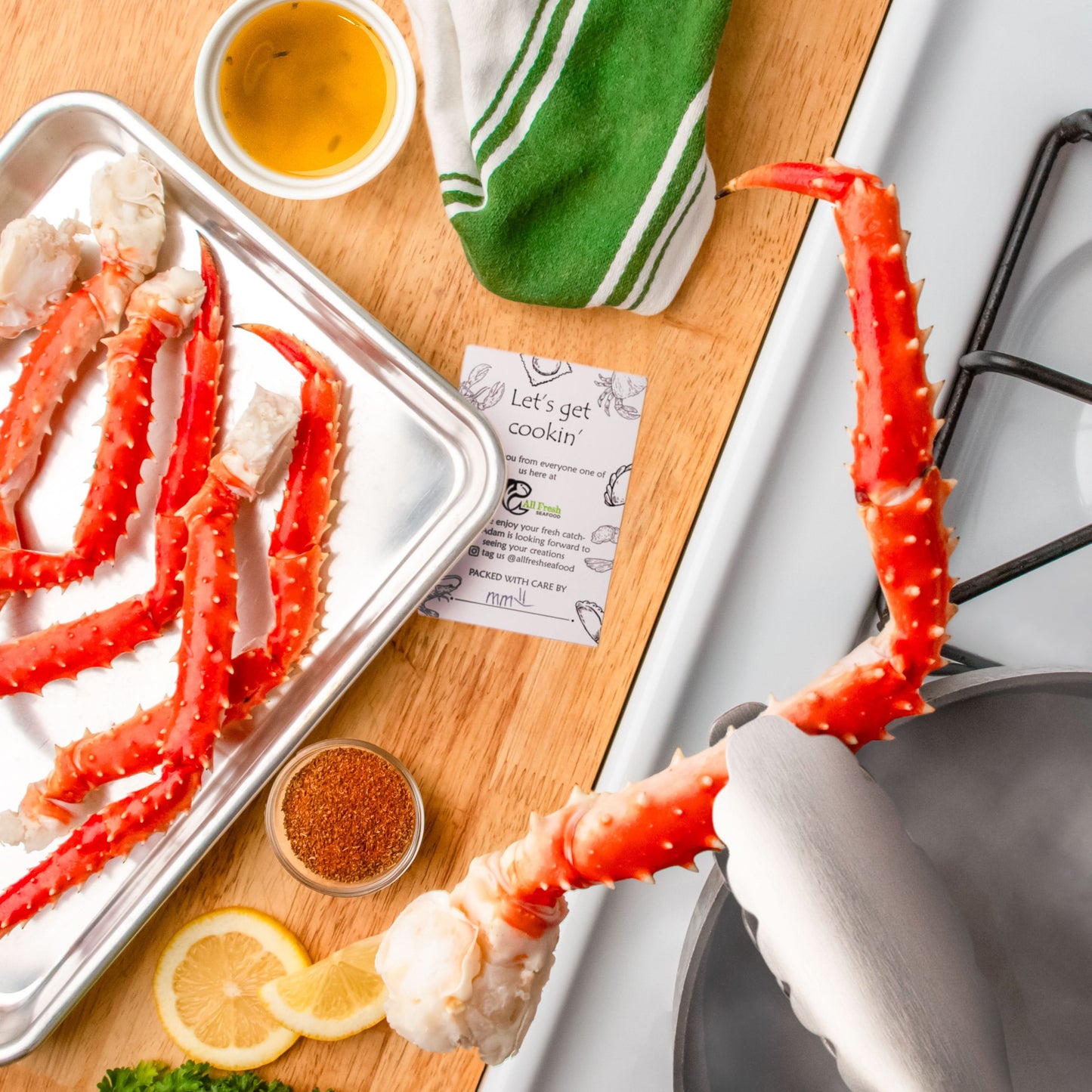 Appetizer Size Red King Crab Legs 2lbs– 6–7 Legs/lb (Subscribe & Save)