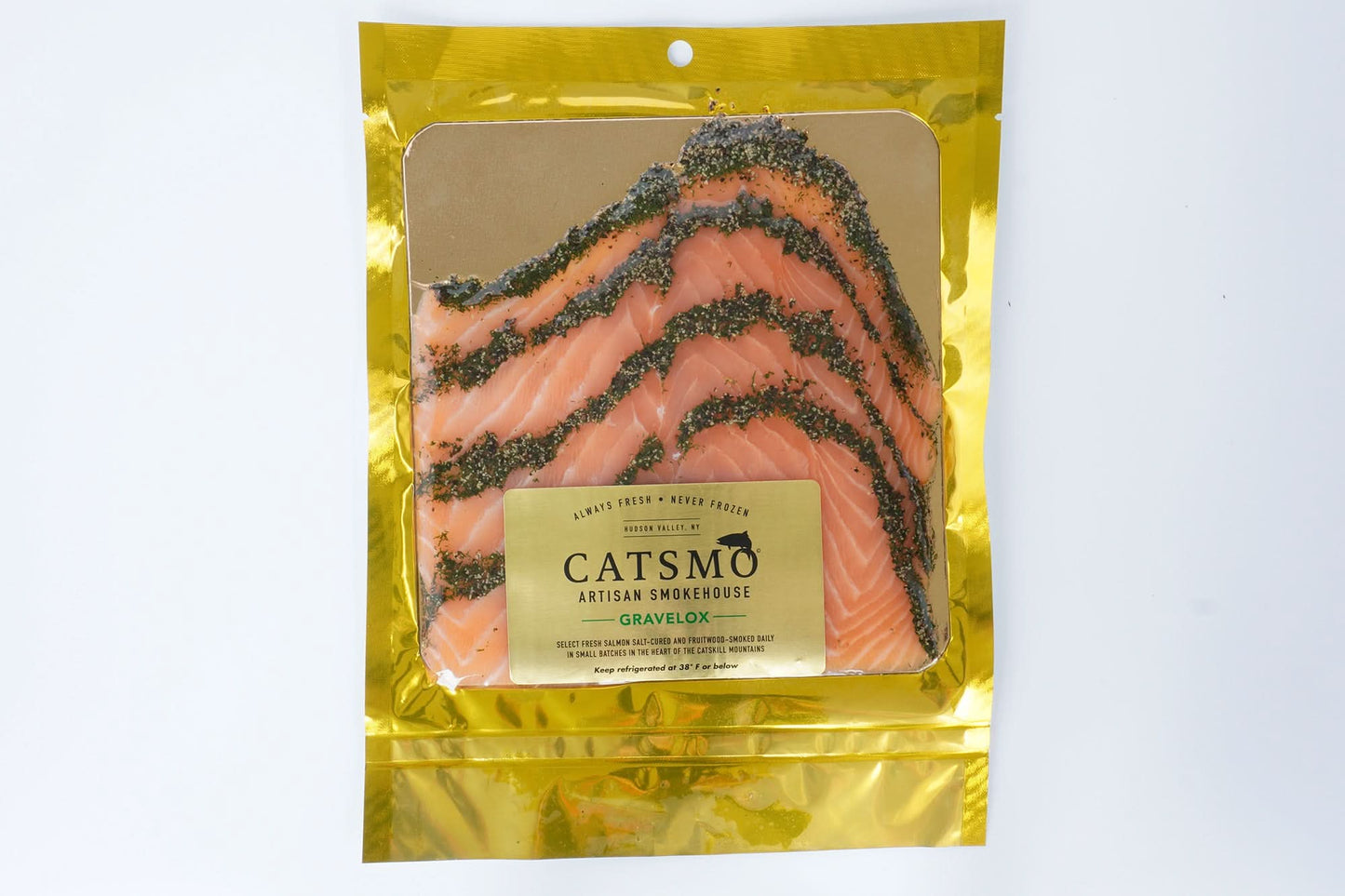 Gravadlax Cured Salmon, Catsmo, 4oz