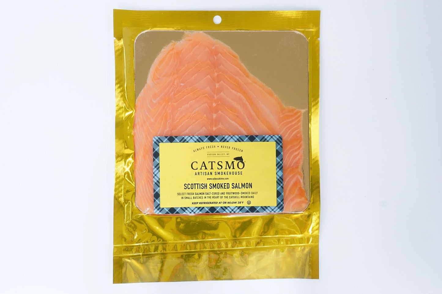 Scottish Smoked Salmon, Catsmo, 4 oz