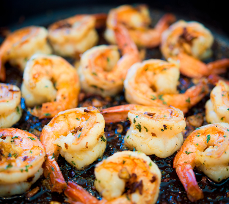 Grilled Shrimp w/Garlic,Lemon & Olive Oil, 1 lb