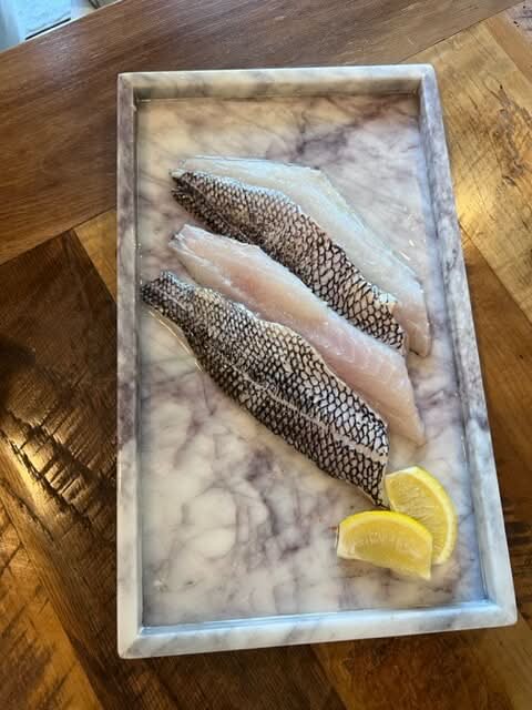 Fresh Black Sea Bass Fillet