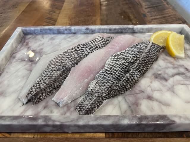 Fresh Black Sea Bass Fillet