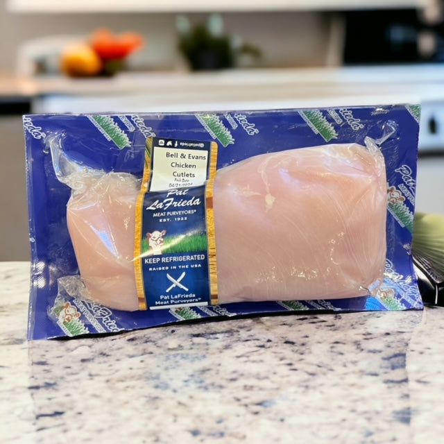 BELL & EVANS ALL NATURAL BONELESS CHICKEN BREASTS, 1.0 - 1.25 LB AVG VAC PACK