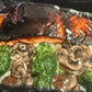 Salmon’s Teriyaki Tango with Broccoli & Mushrooms