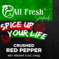 Crushed Red Pepper, AFS Spice Up Your Life