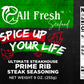 Ultimate Steakhouse Prime Rib Steak Seasoning, AFS Spice Up Your Life