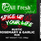 Rustic Rosemary & Garlic Rub, AFS Spice Up Your Life