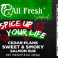 Sweet & Smoky Salmon Rub, AFS Spice Up Your Life