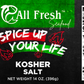 Kosher Salt, AFS Spice Up Your Life