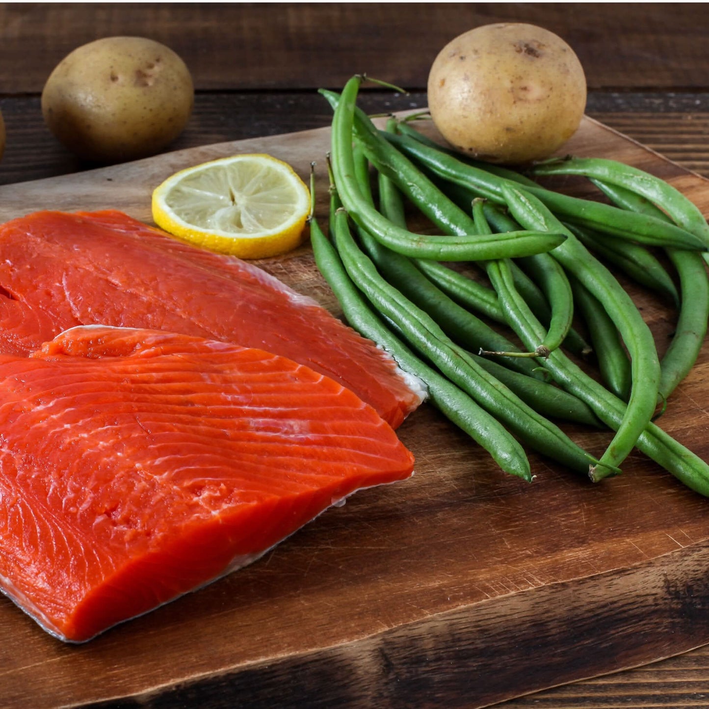 Cooper River, Wild Sockeye Salmon, Whole Side, 1.0 - 1.25 lbs