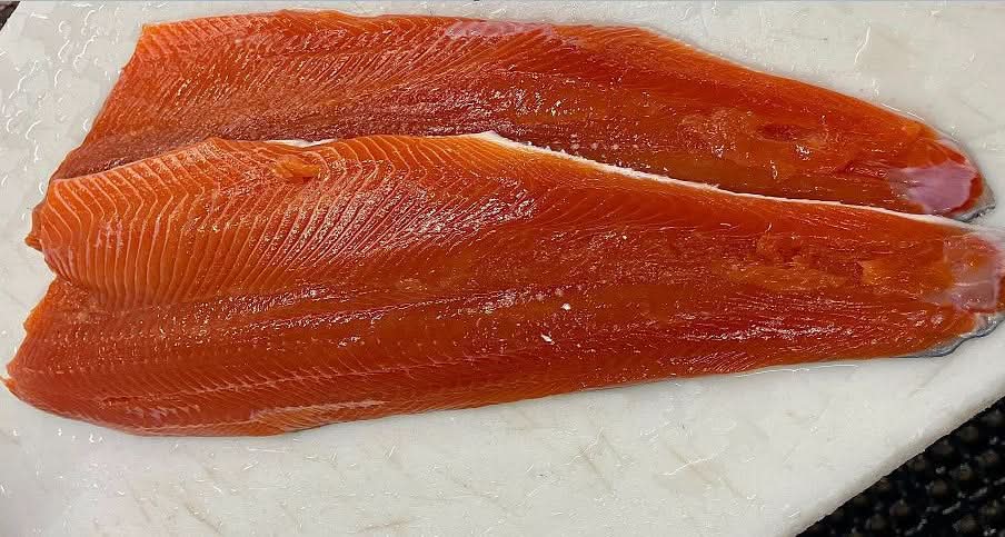 Alaskan Coho Salmon, Full Side, 1-1.3 lbs Ea.