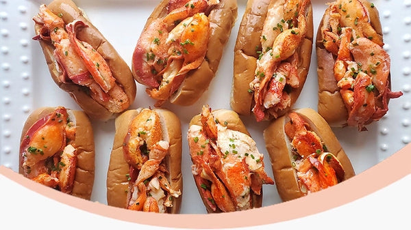 Tray of eight lobster rolls