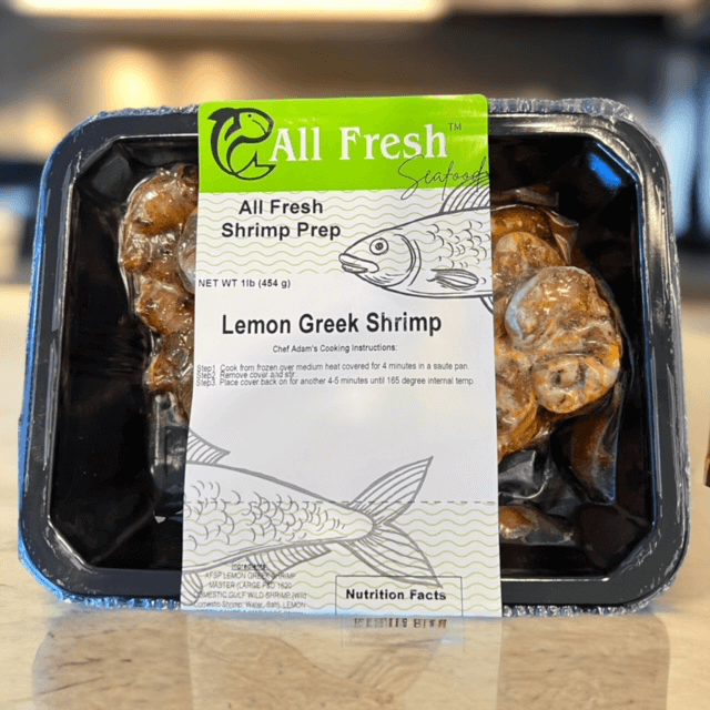 Lemon Greek Style Shrimp