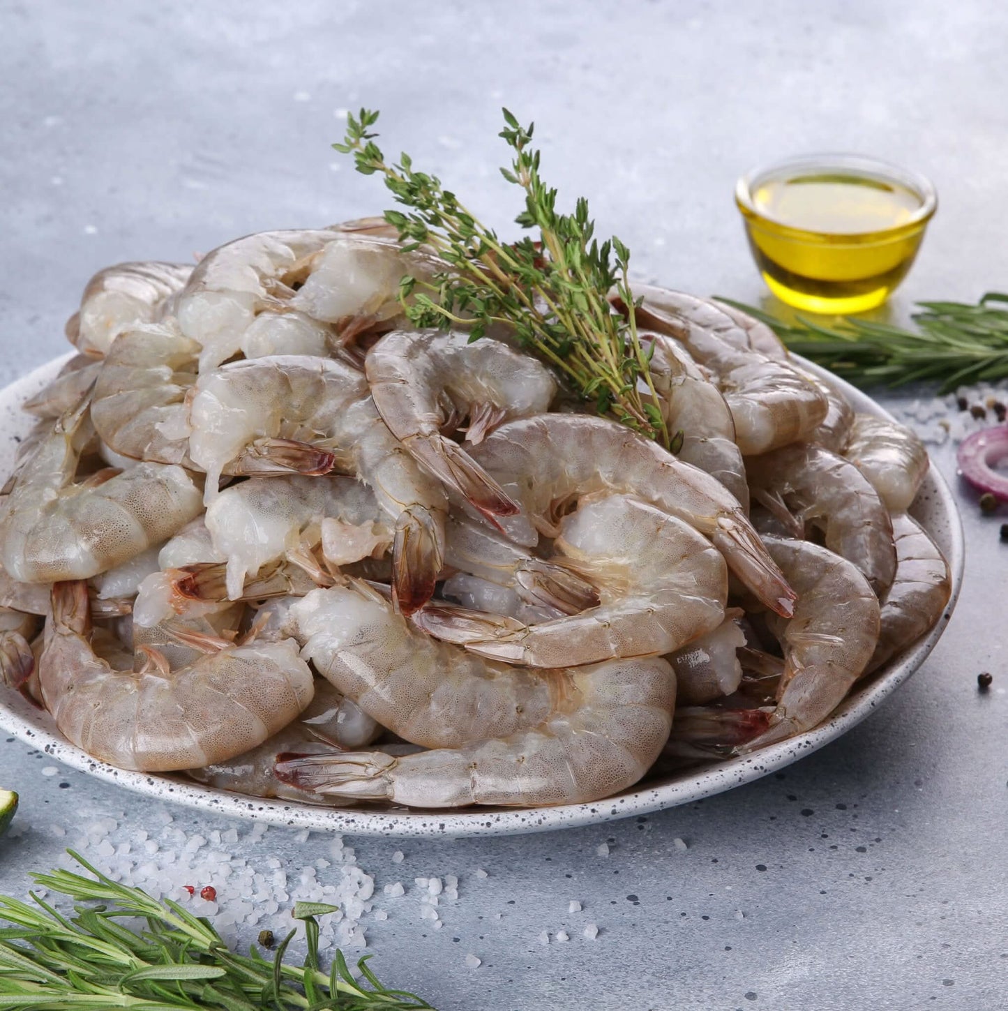 Cleaned Raw Tail on Shrimp, Chem Free, 16/20 Count - (2 lbs)