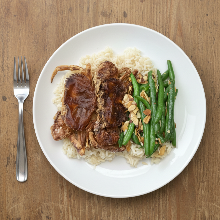 Soft Shells, Sushi Rice, and Almondine Dreams