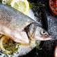 Branzino Fish - Fresh, Whole, Mediterranean, (1 - 1.25 lbs Each)
