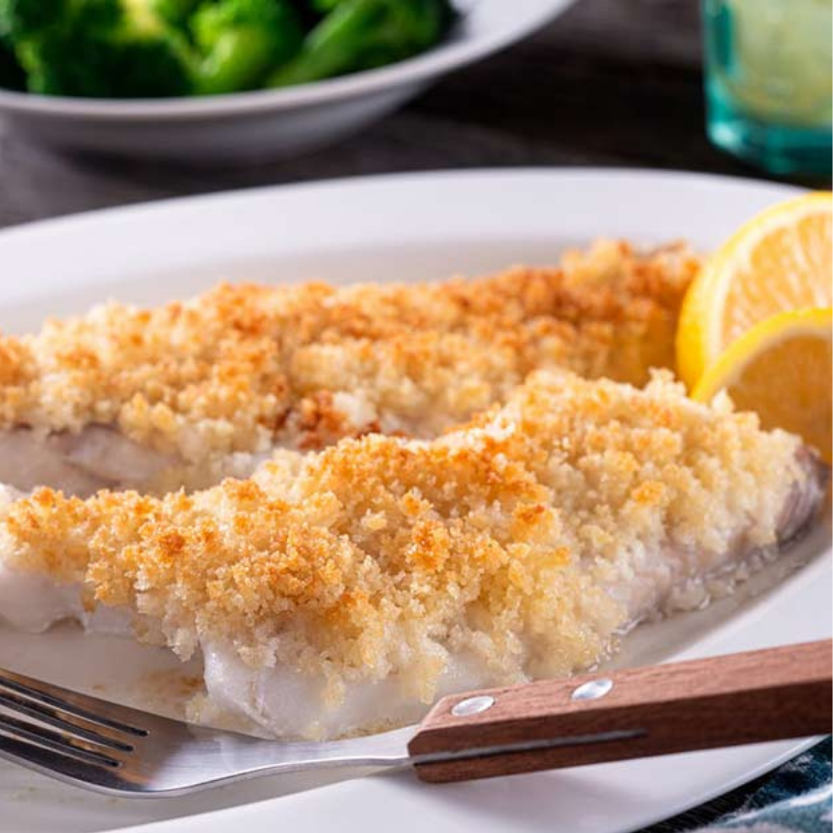 Italian Icelandic Panko Crusted Cod Fillet, 1lb