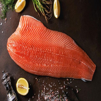 Faroe Island Salmon Fillet, 4/5 lbs ea.  - Skin On - 1 each