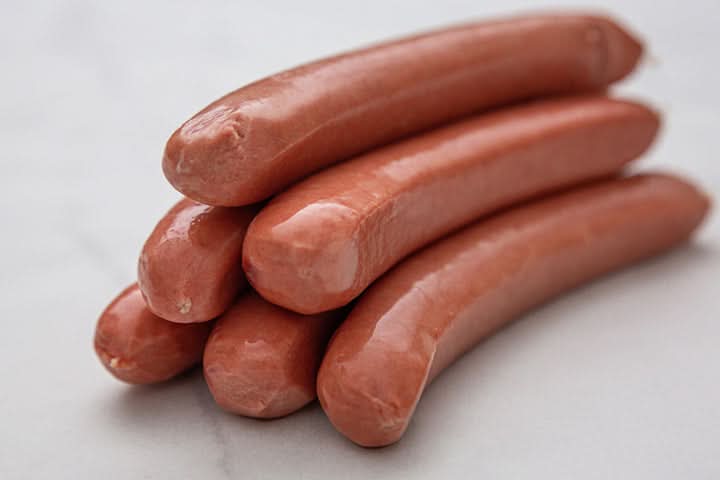 Hot Dogs, All Beef, Pat LaFrieda, 8 Pack, 21.33 oz