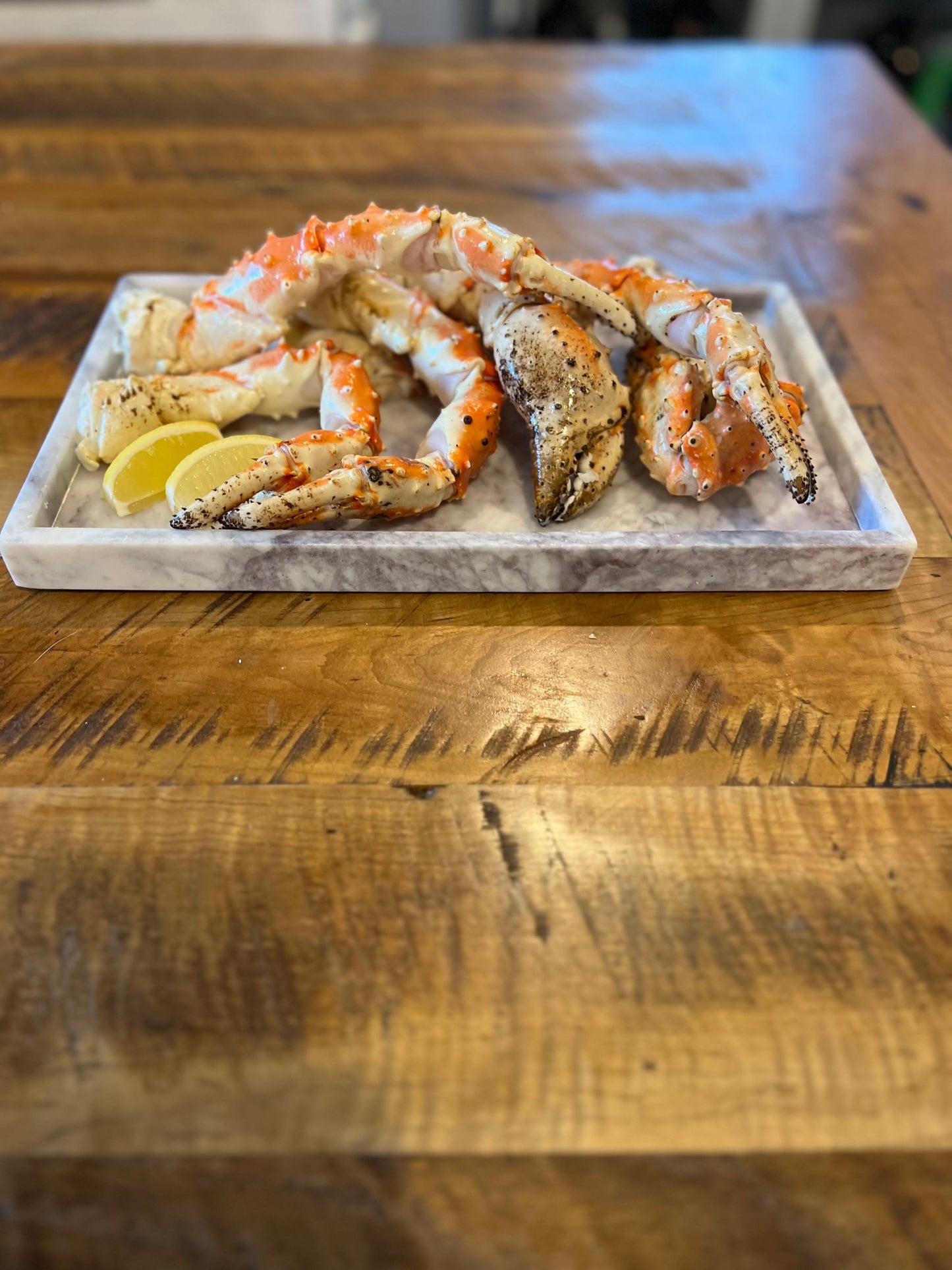 Red King Crab Claws and Large Pieces