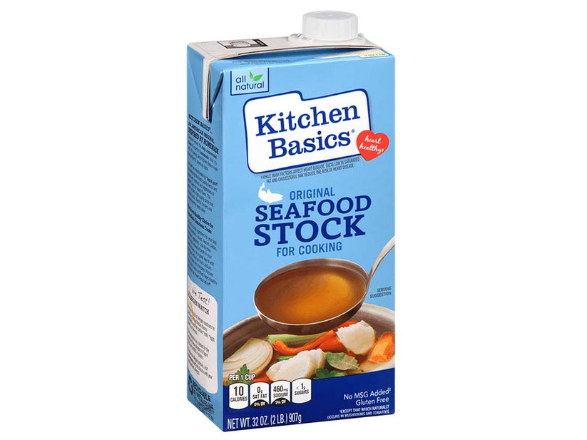All Natural Seafood Stock - By Kitchen Basics - All Fresh Seafood