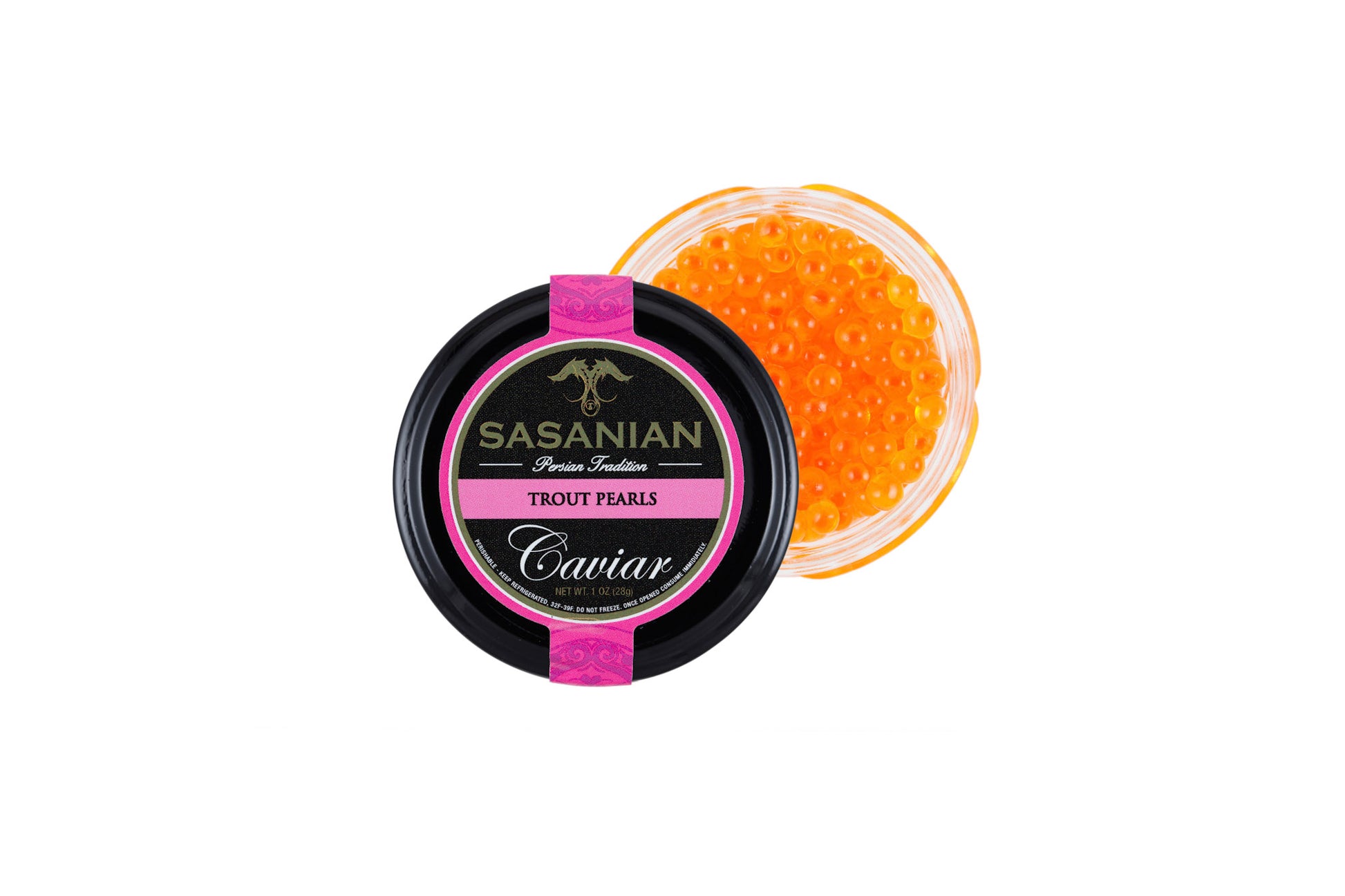 Rainbow Trout Roe Caviar, Trout Roe for Sale