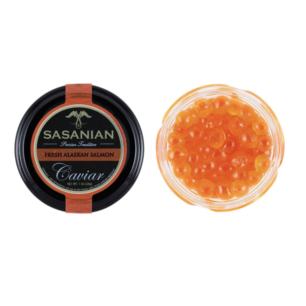 Salmon Roe Caviar, 2 oz