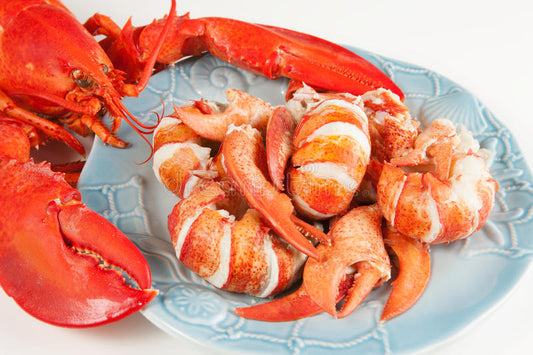 Fresh Maine Lobster Meat, TAIL, Knuckle & Claw,  1 LB.